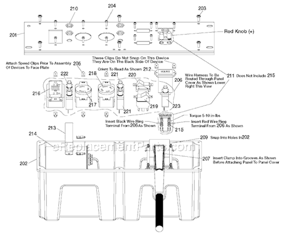 Page A Diagram and Parts List for H650CS Type 1 Porter Cable Generator